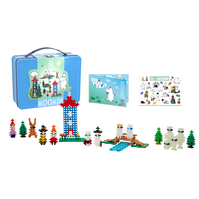 Plus-Plus Moomin Valley Tinbox Blue