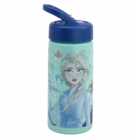 FROZEN, Vattenflaska med sugrör, 420ml