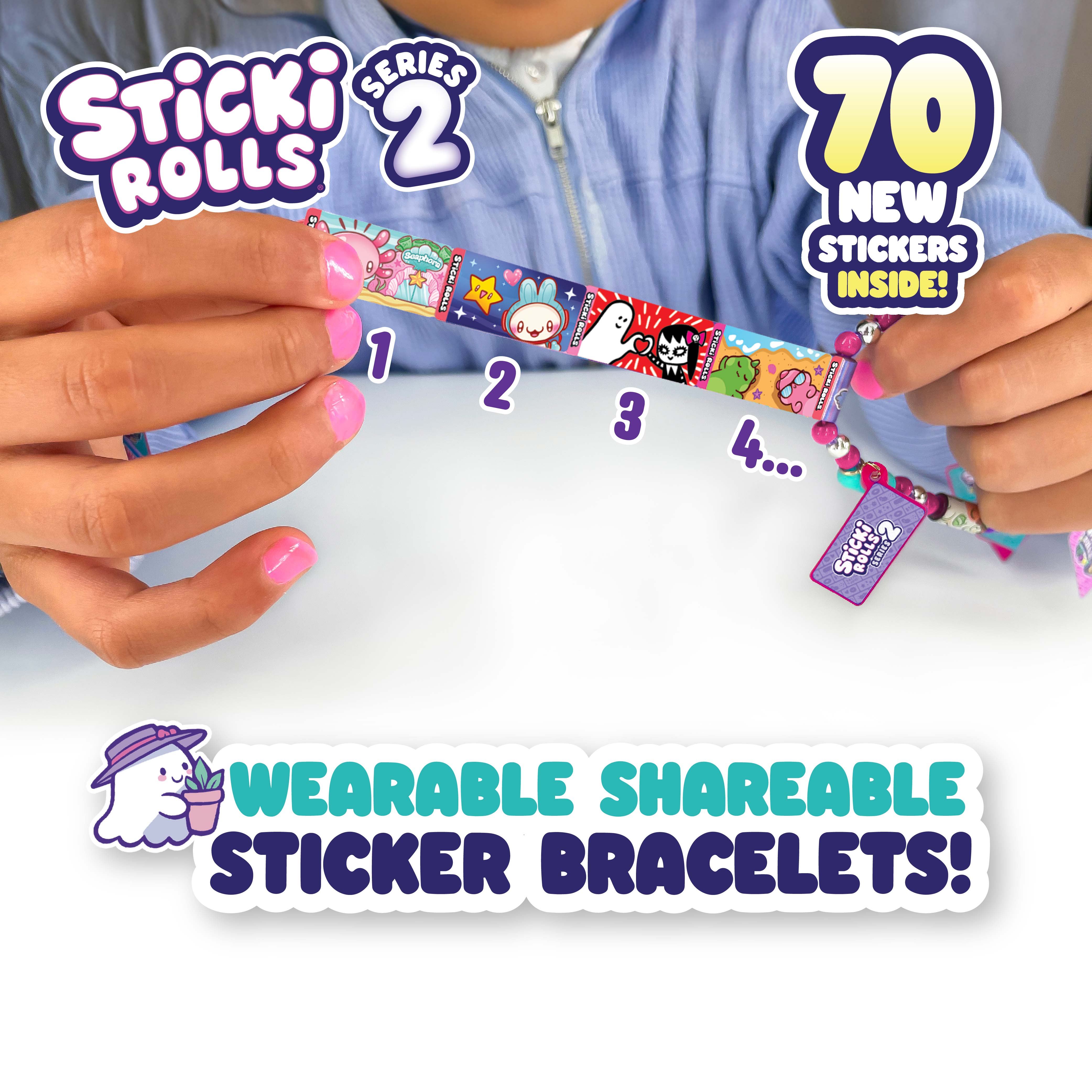 Sticki Rolls Sticki Series 2 – Armband med klistermärken