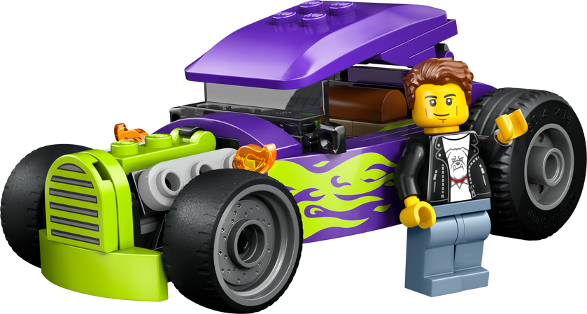 LEGO® City Hotrod Byggleksak med racerbil och minifigur 60485
