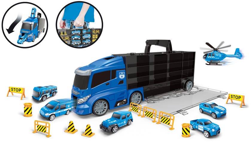 Rapid Speed - Truck med polisfordon & tilbehör