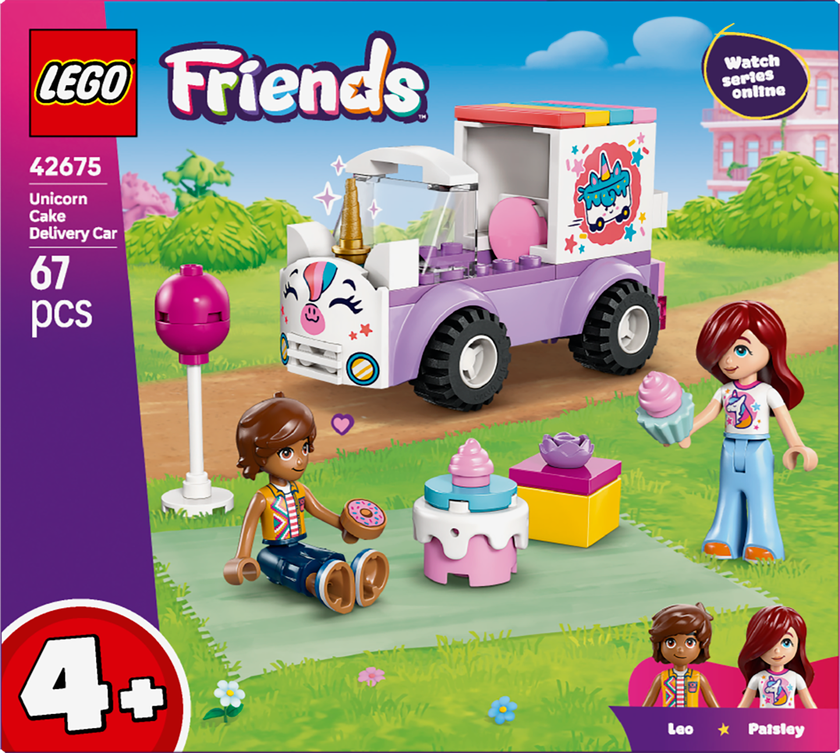 LEGO® Friends Enhörningsbil för tårtleveranser Leksak 42675