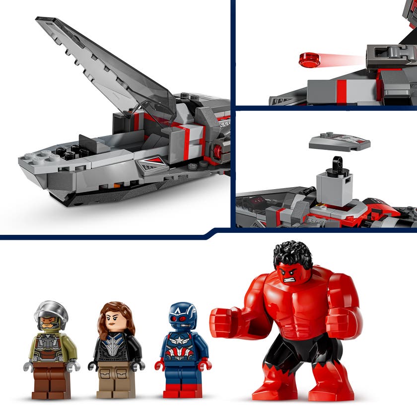 LEGO® Marvel Captain America mot Red Hulk 76292
