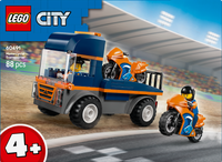 LEGO® City Motorcykeltransport Leksak med 2 minifigurer 60491