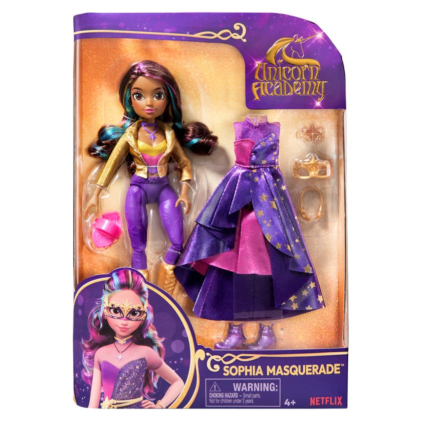 Unicorn Academy, Dlx Doll Sophia Masquerade 24 Cm