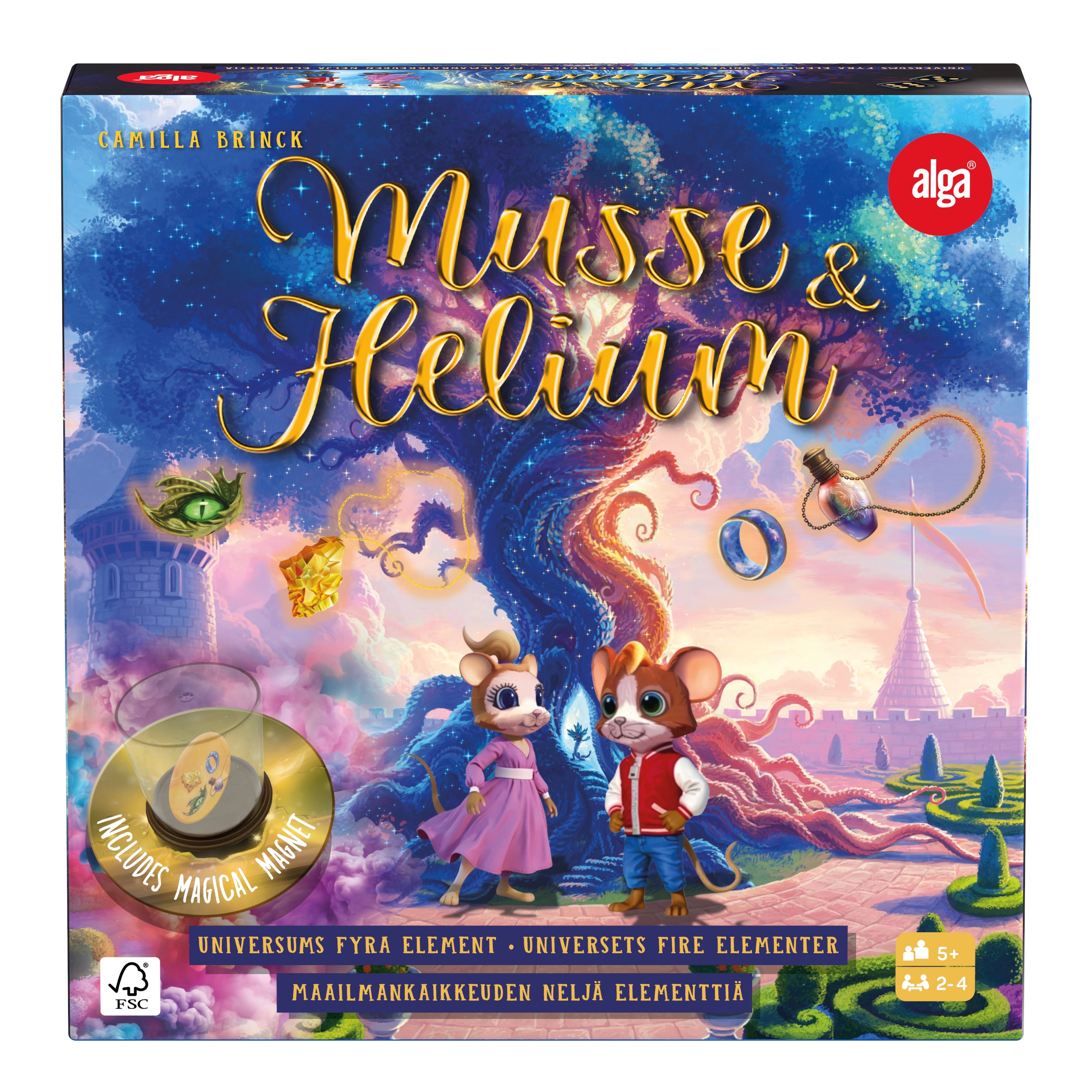 Musse & Helium Universums fyra element