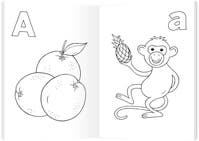 ABC målarbok, 48 sid