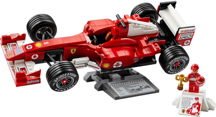 LEGO® Icons Ferrari F2004 & Michael Schumacher Modellbil 11375