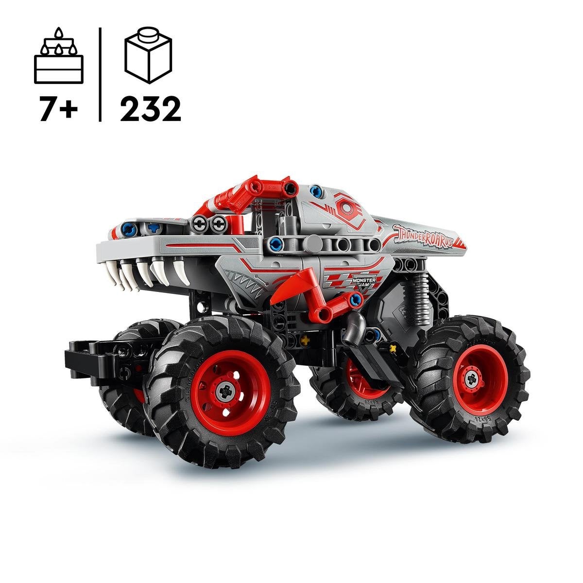 LEGO Technic 42200, Monster Jam™ ThunderROARus™ med pull-back