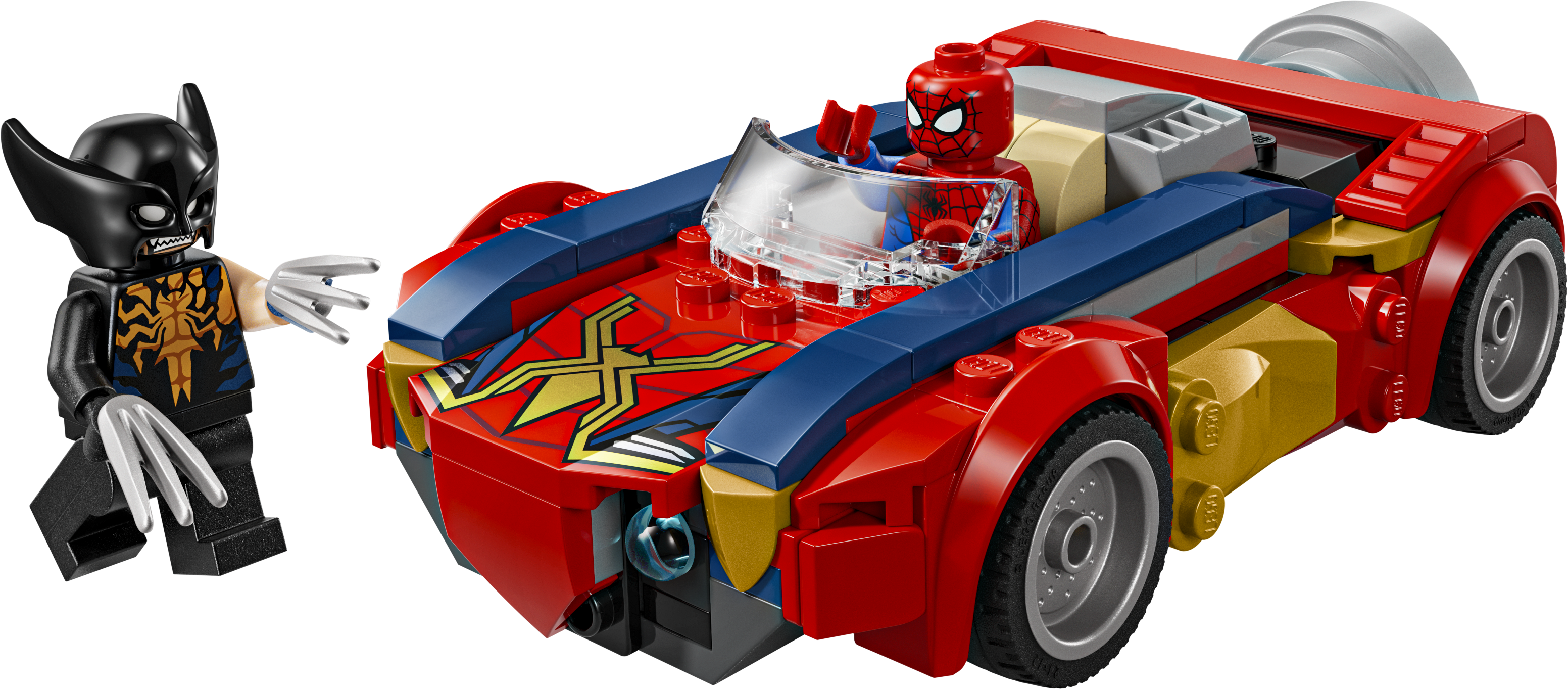 LEGO® | Marvel Spider-Mans bil mot venomifierad Wolverine 76336