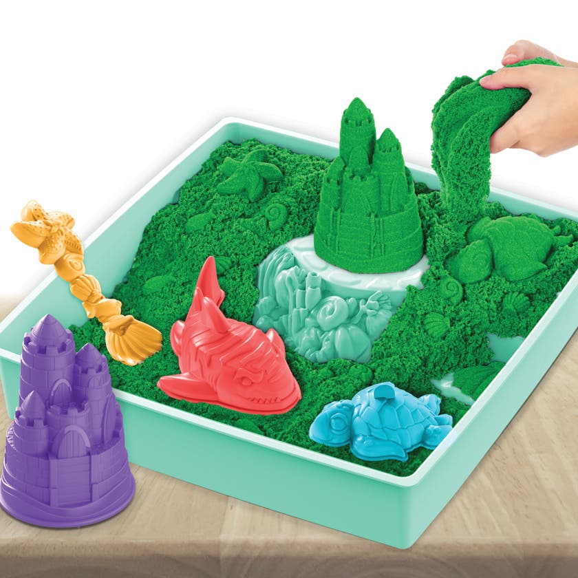 Kinetic Sand, Sandbox Set – grön