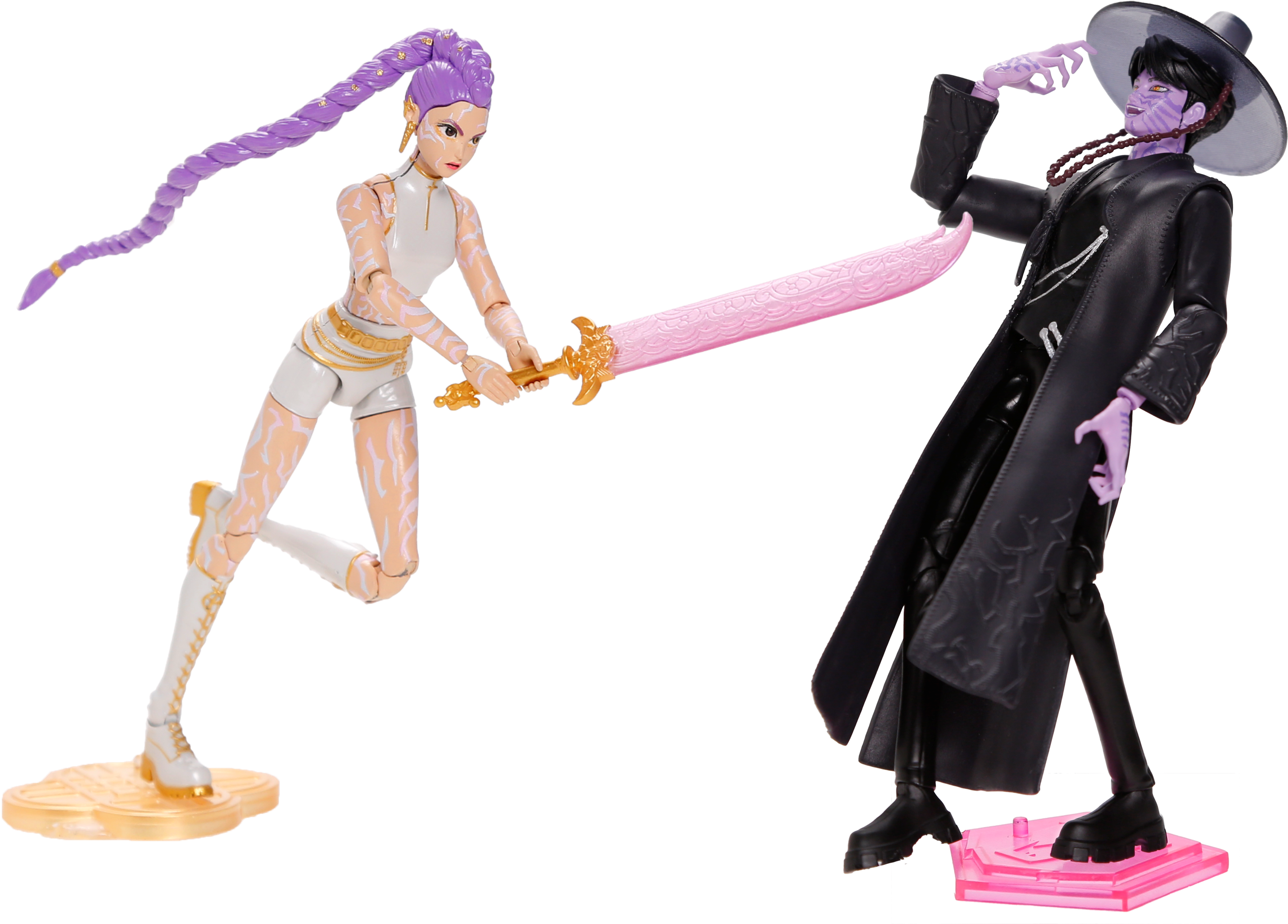 Mattel K-Pop Demon Hunters Rumi & Jinu figurer