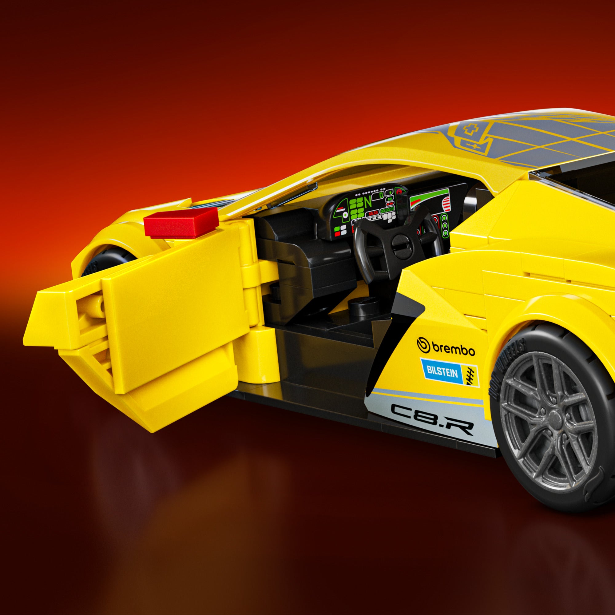Hot Wheels Corvette C8.R byggsats
