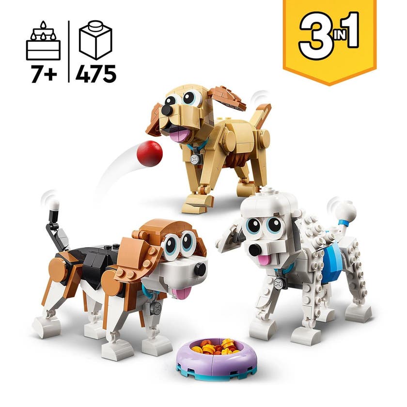 LEGO Creator 31137, Gulliga hundar
