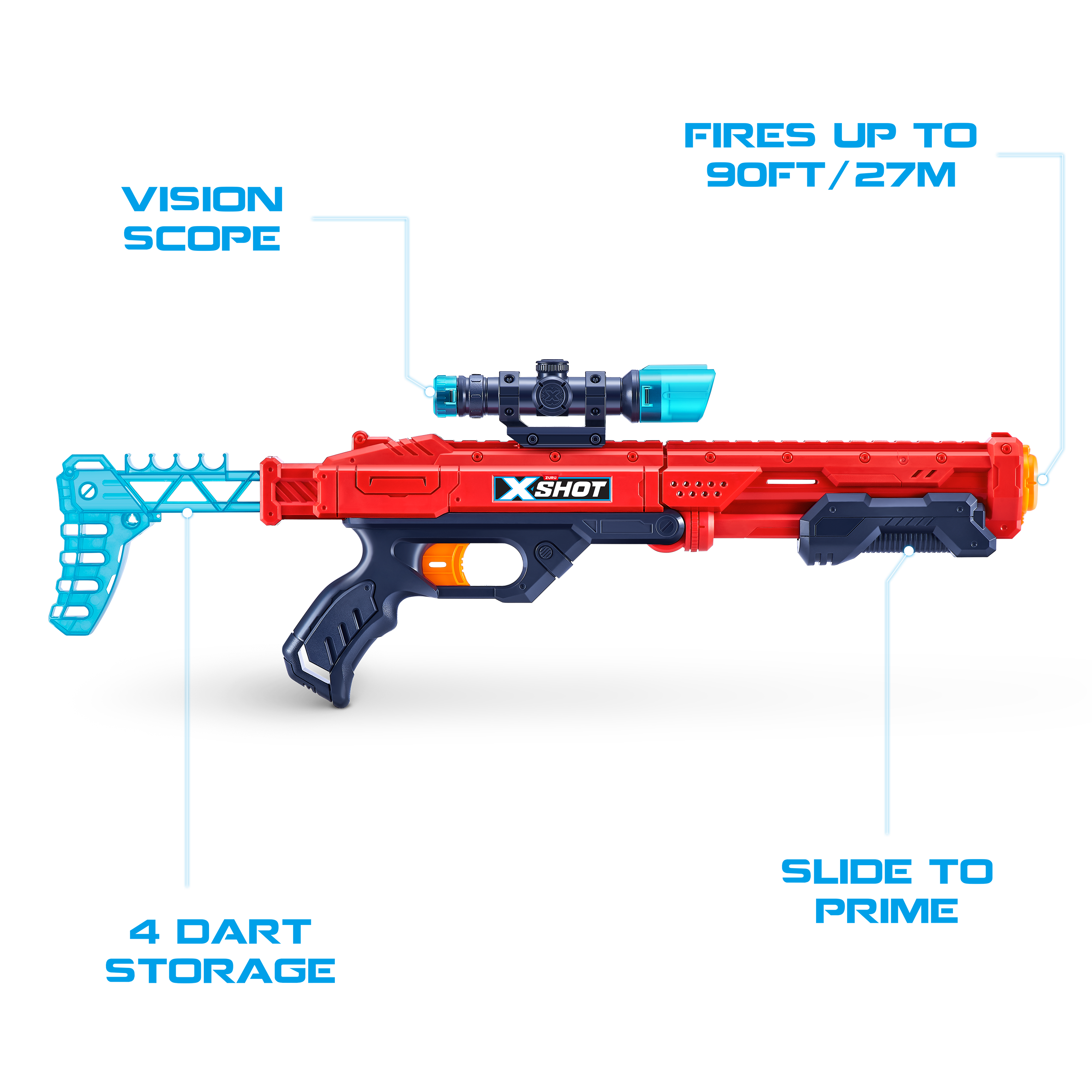 XSHOT Excel Hawk Eye med 16 pilar