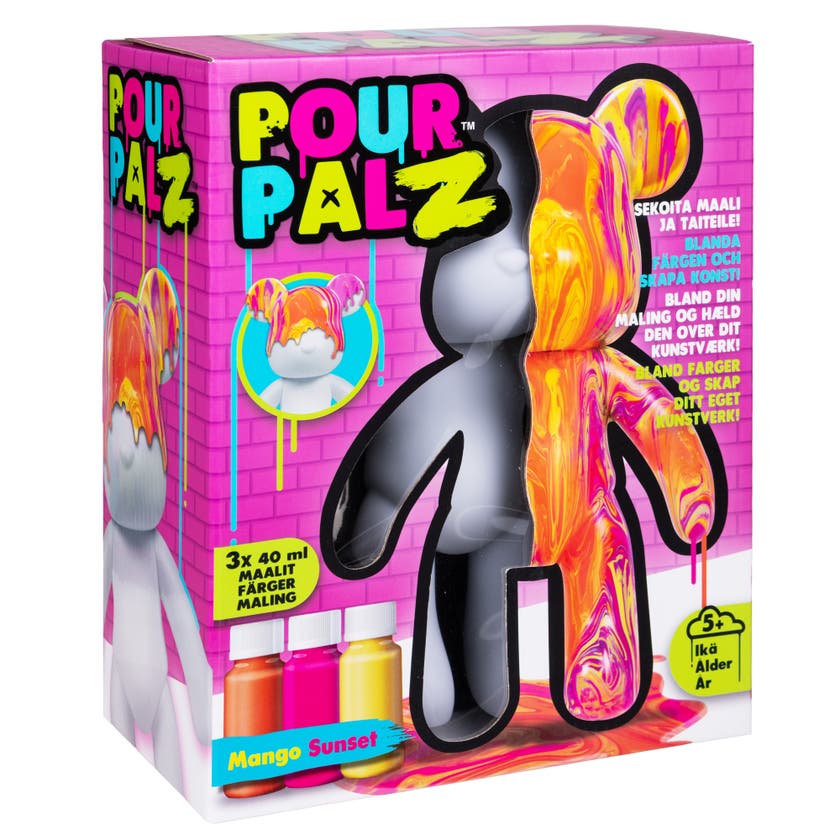 Pour Palz - Måla Björn Mango Sunset