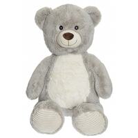 Teddykompaniet, Valle, Grå, Stor 100 cm