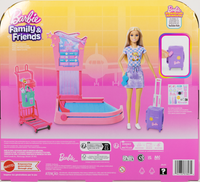 Barbie Malibu-docka med resväska och bagagekarusell