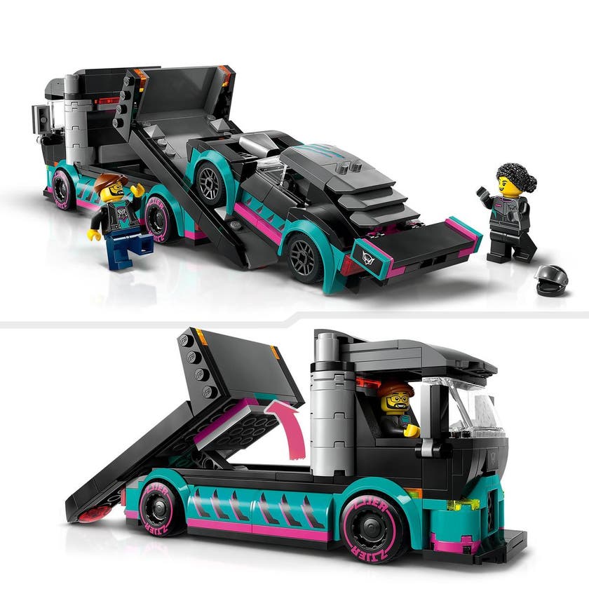 LEGO City 60406, Racerbil och biltransport