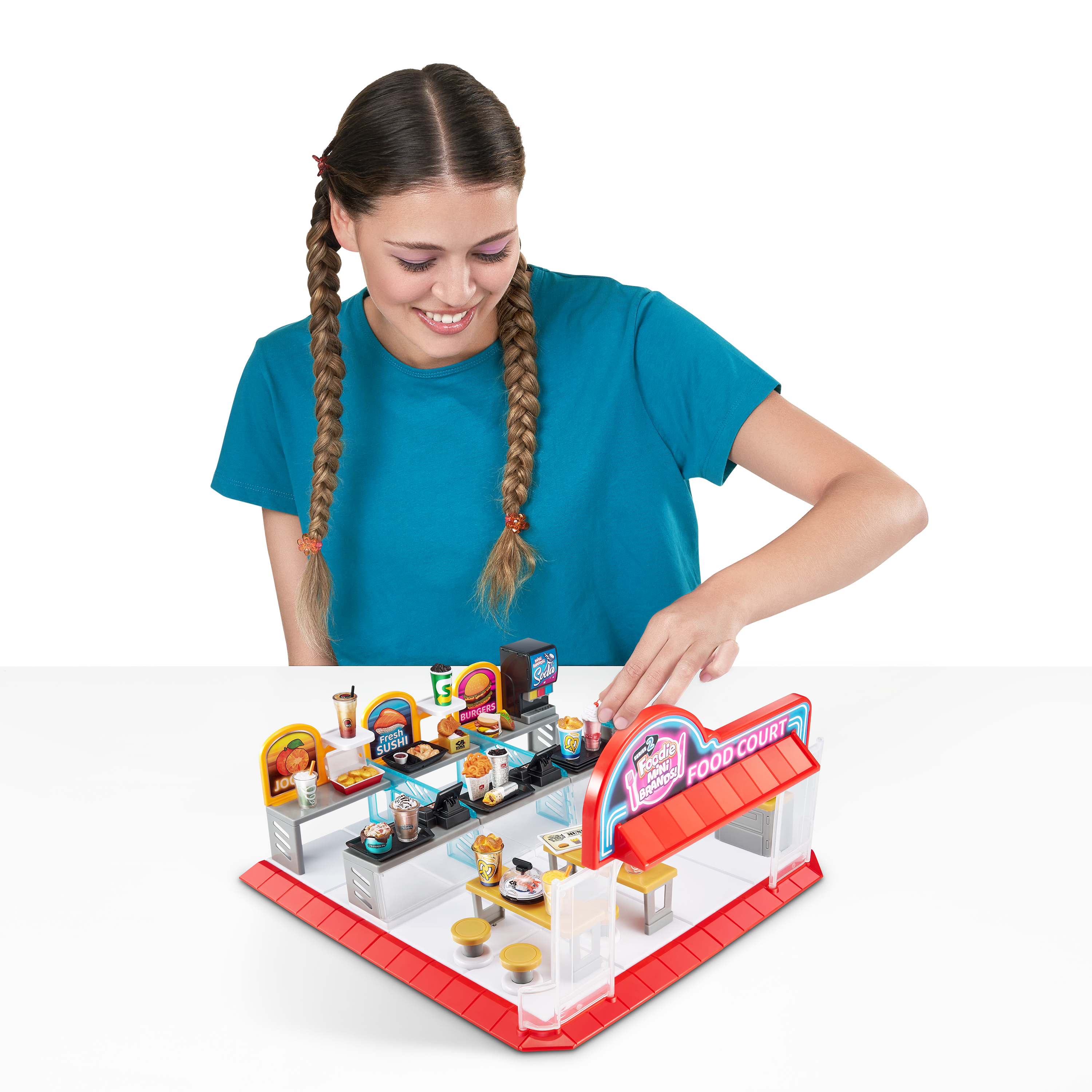 5 Surprises, Mini Food Court Playset,Bulk