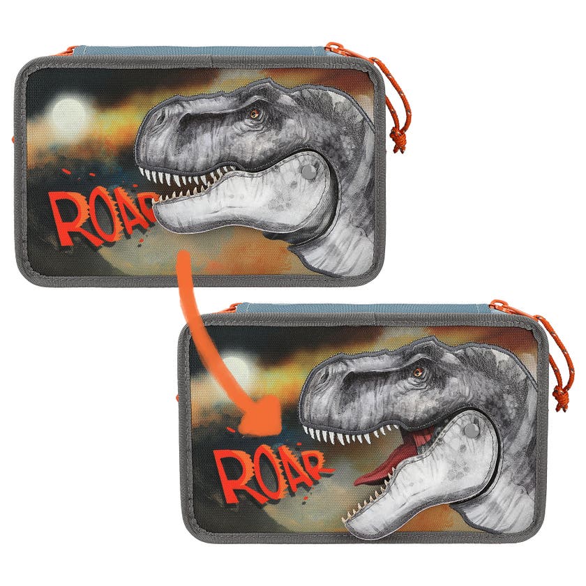 Dino World Trippelpennfodral ROAR