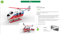 BRIO Tåg, Rescue Helicopter