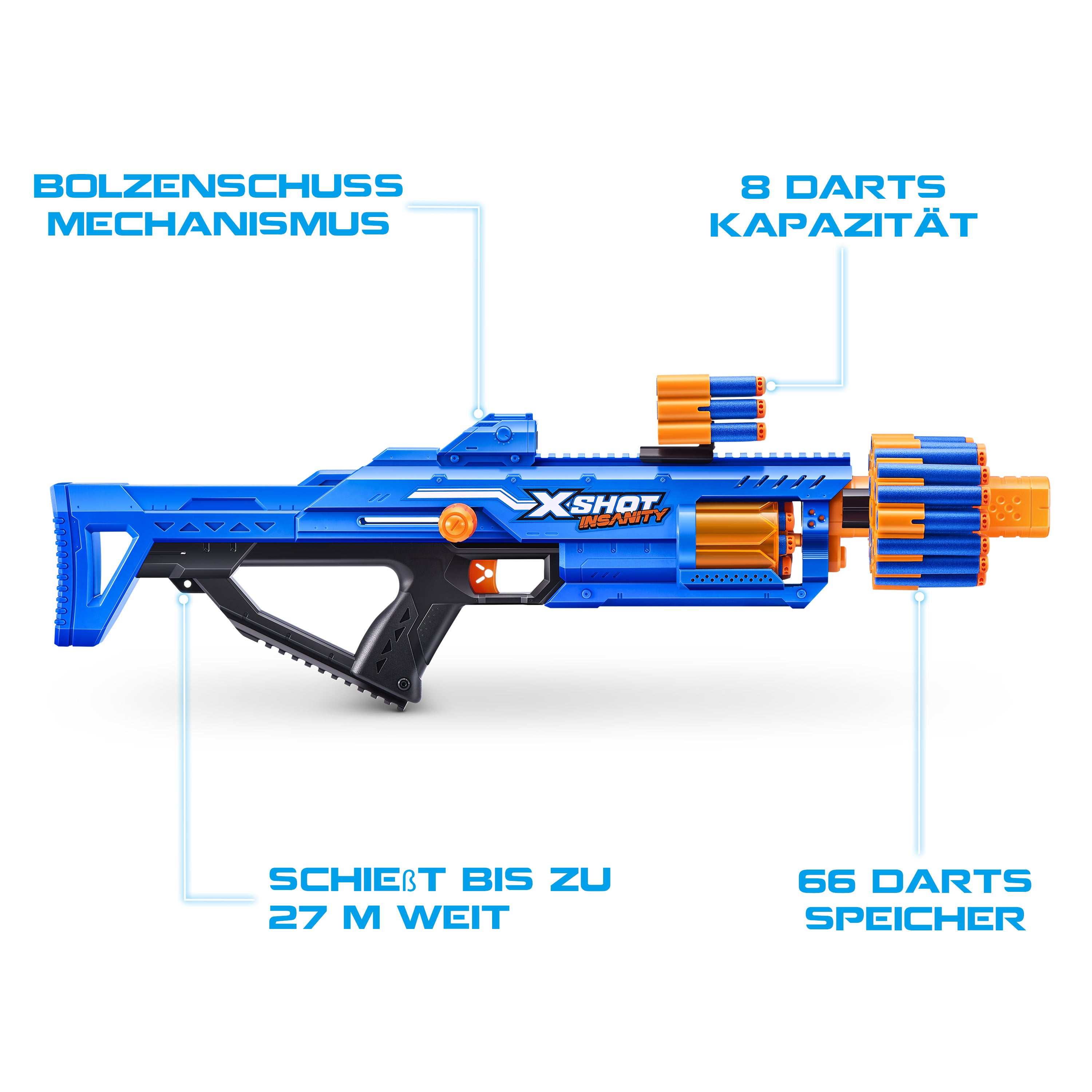 X-SHOT Insanity Mix Combo Blaster Set