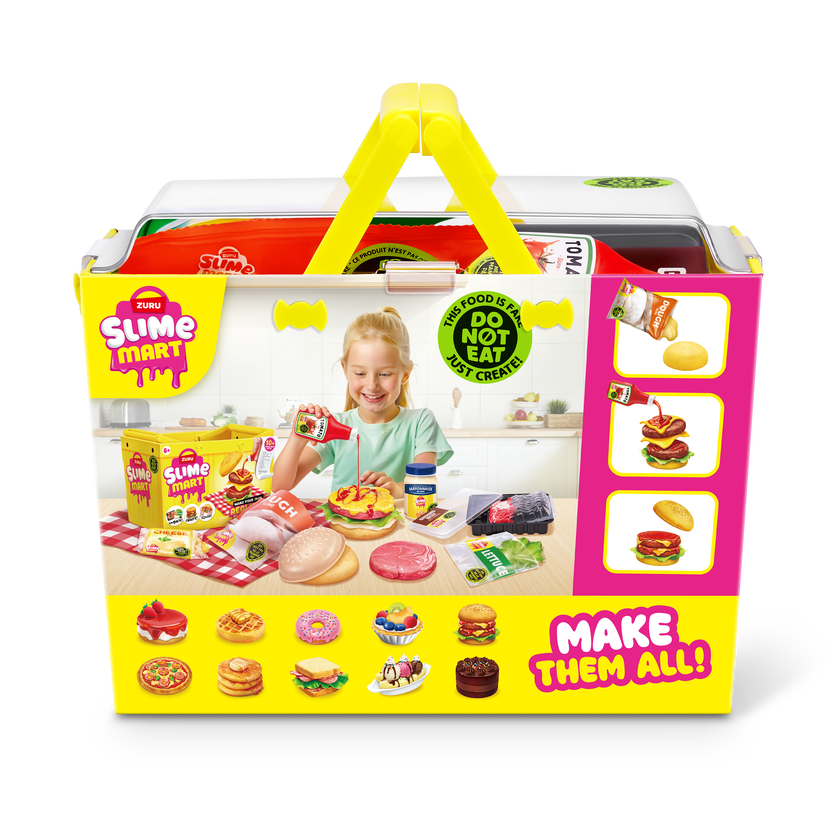 Slime Mart Small Shopping Basket Fast Food