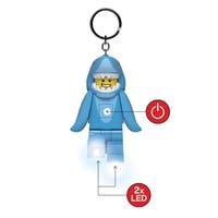 LEGO ICONIC, SHARK SUIT GUY Key chain w/LED light
