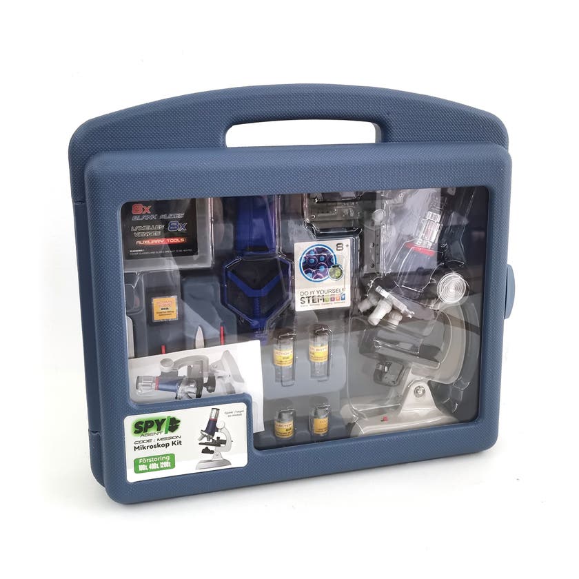 Spy Agent Mikroskop Kit 14 delar