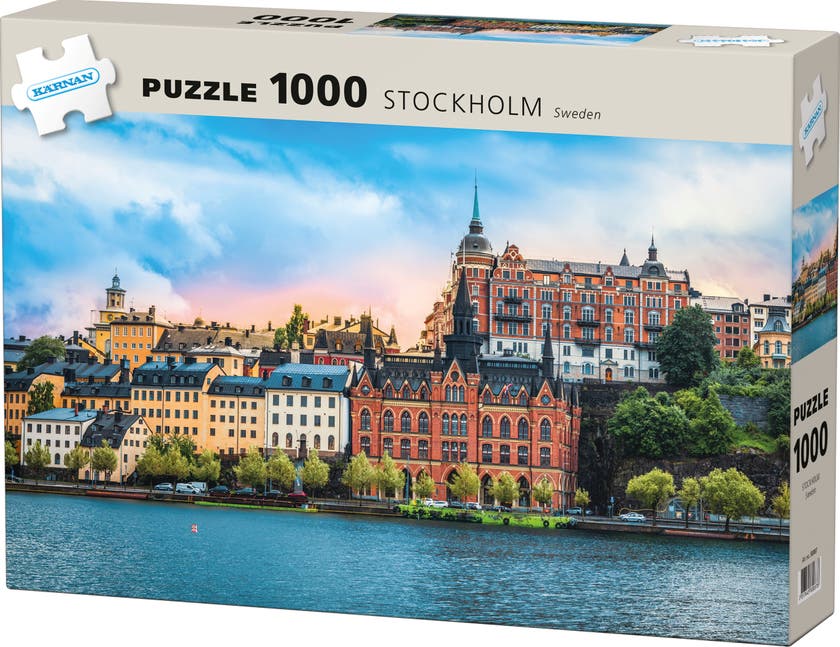 Pappussel Södermalm Stockholm 1000 bitar
