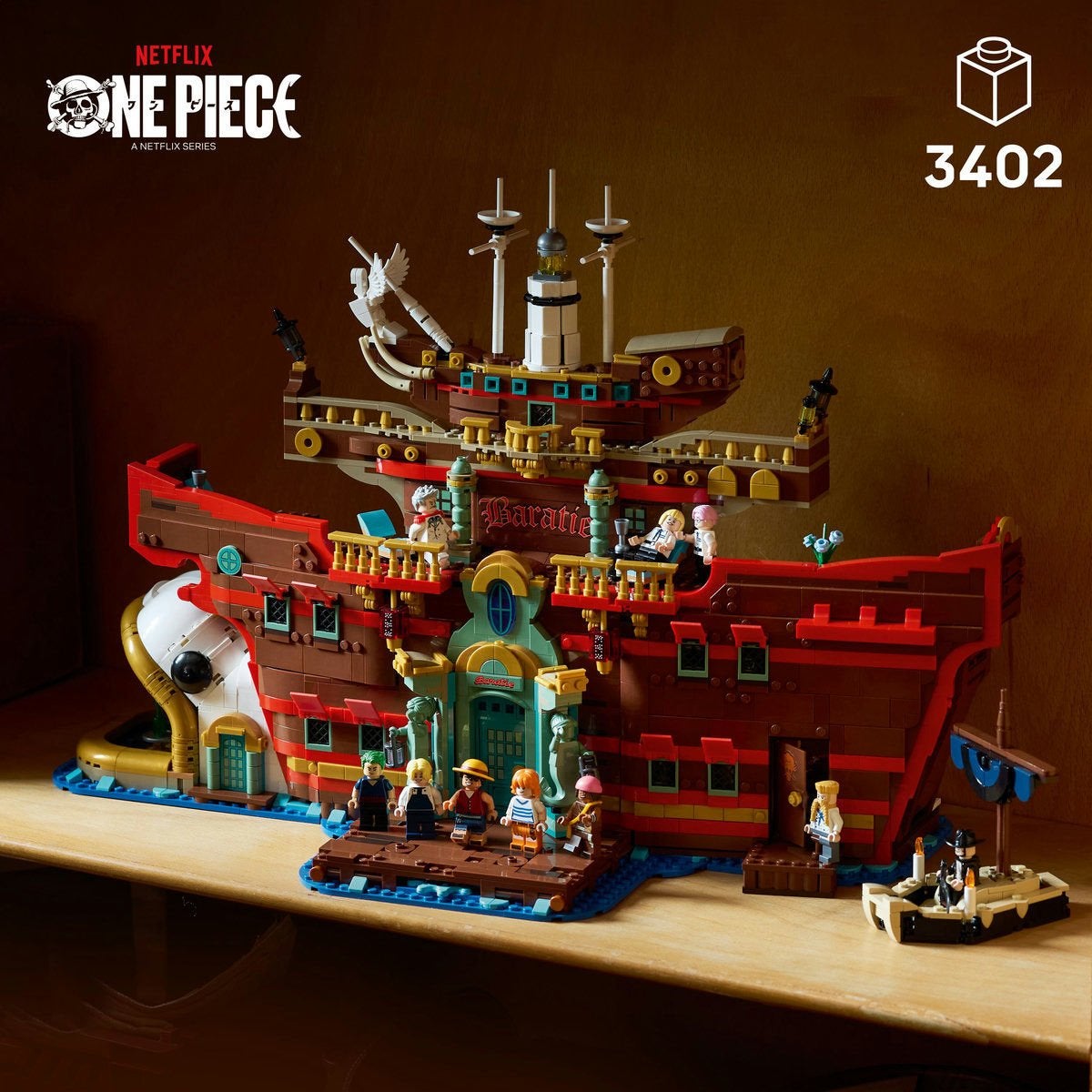 LEGO ONE PIECE 75640, Den flytande restaurangen Baratie