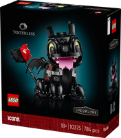 LEGO® Icons Draktränaren: Tandlöse, Byggset för vuxna 10375