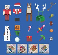 Minecraft Core Figures Advent Calendar