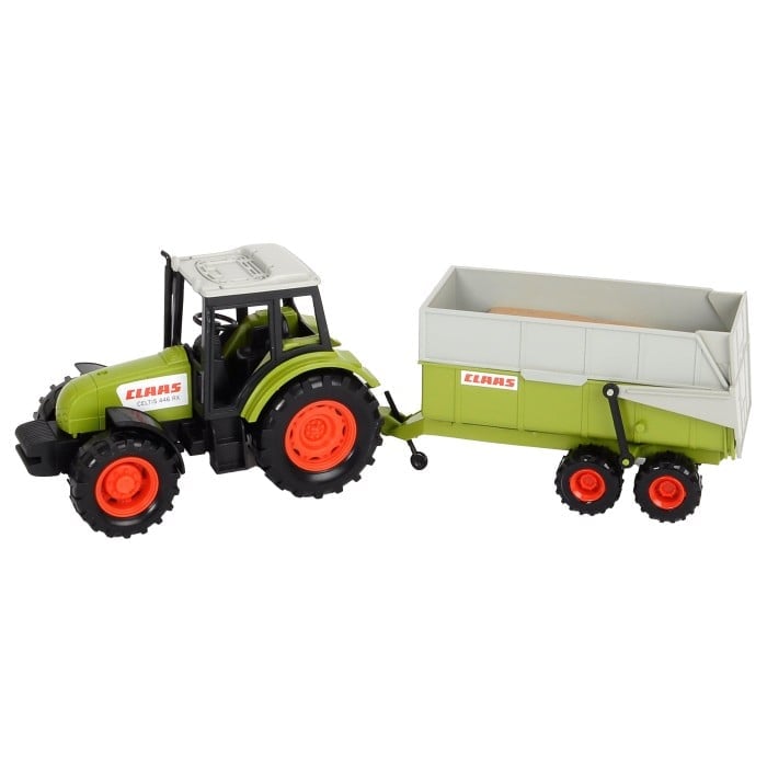 Muddy farmer, Claas Tractor and Trailer