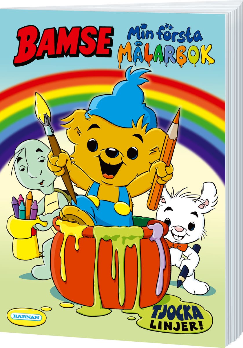 Bamses målarbok för de minsta