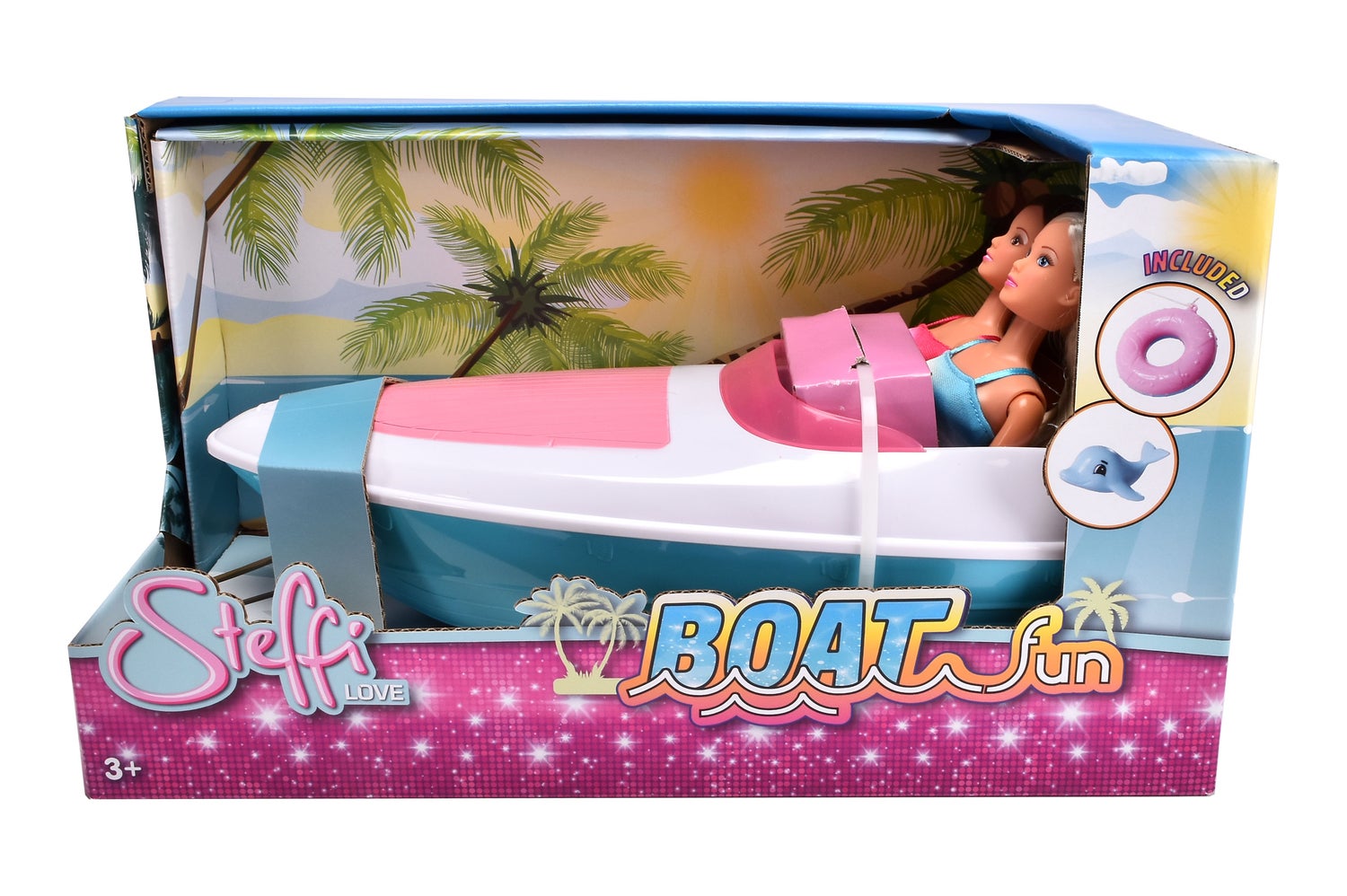 Steffi LOVE Båtset med Dockor och Delfin 35 cm