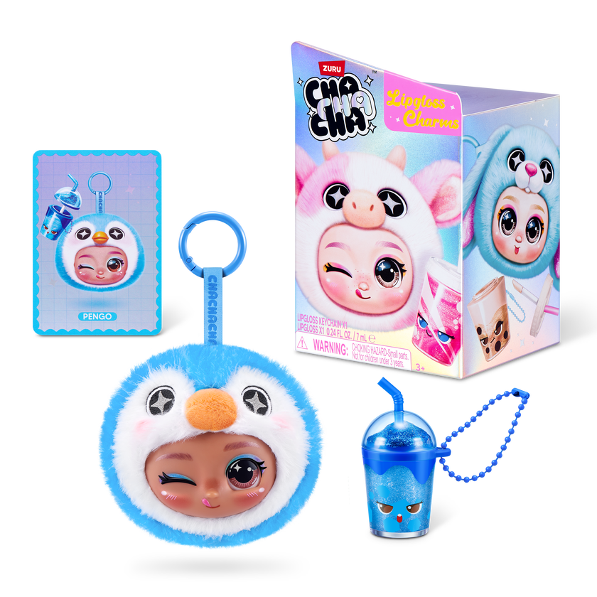 Cha Cha Cha Character Lipgloss Nyckelring