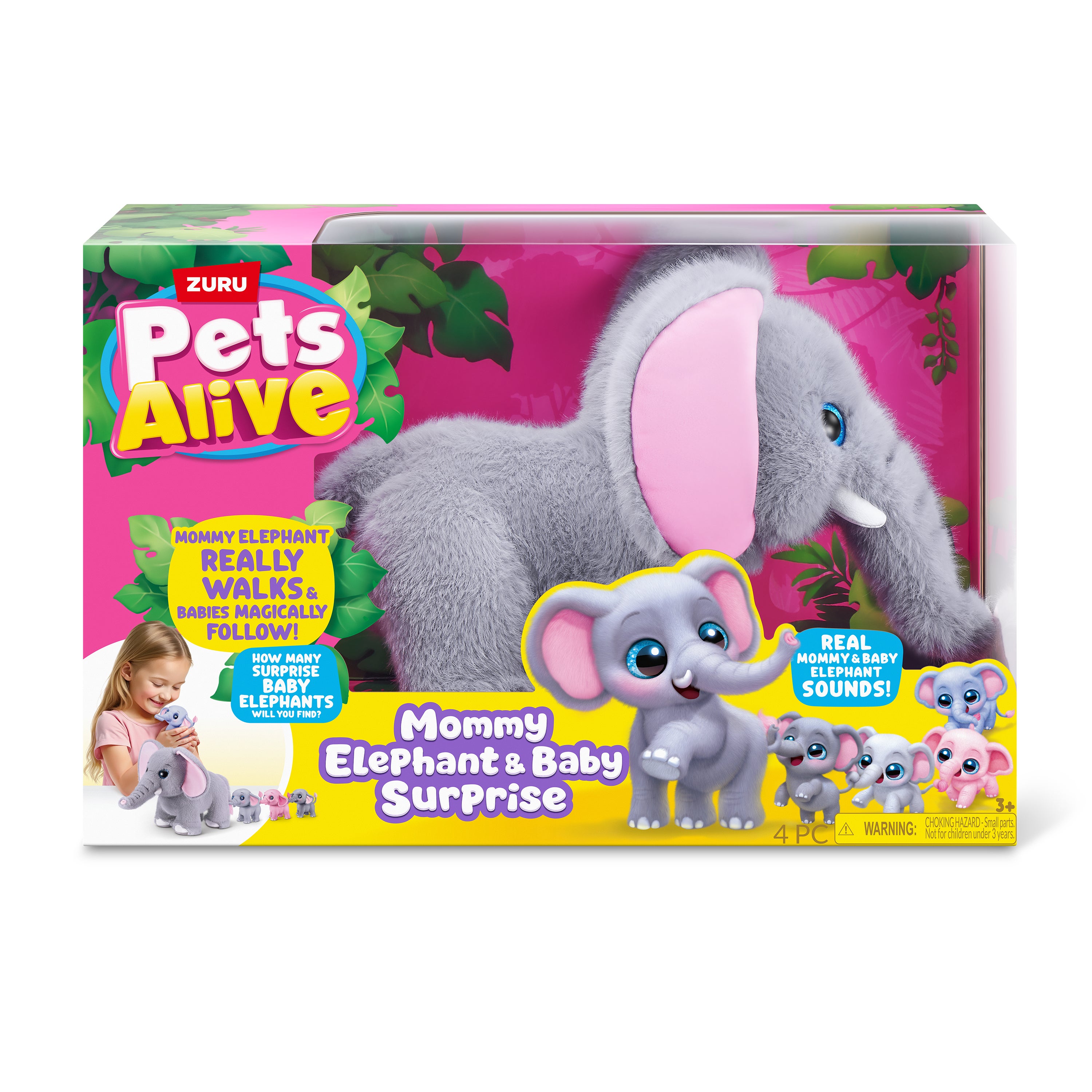 Pets Alive - Mommy & Baby Surprise Mommy Elephant
