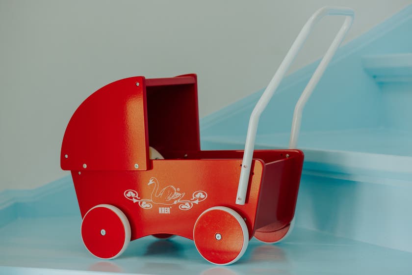 KREA Doll Pram Red