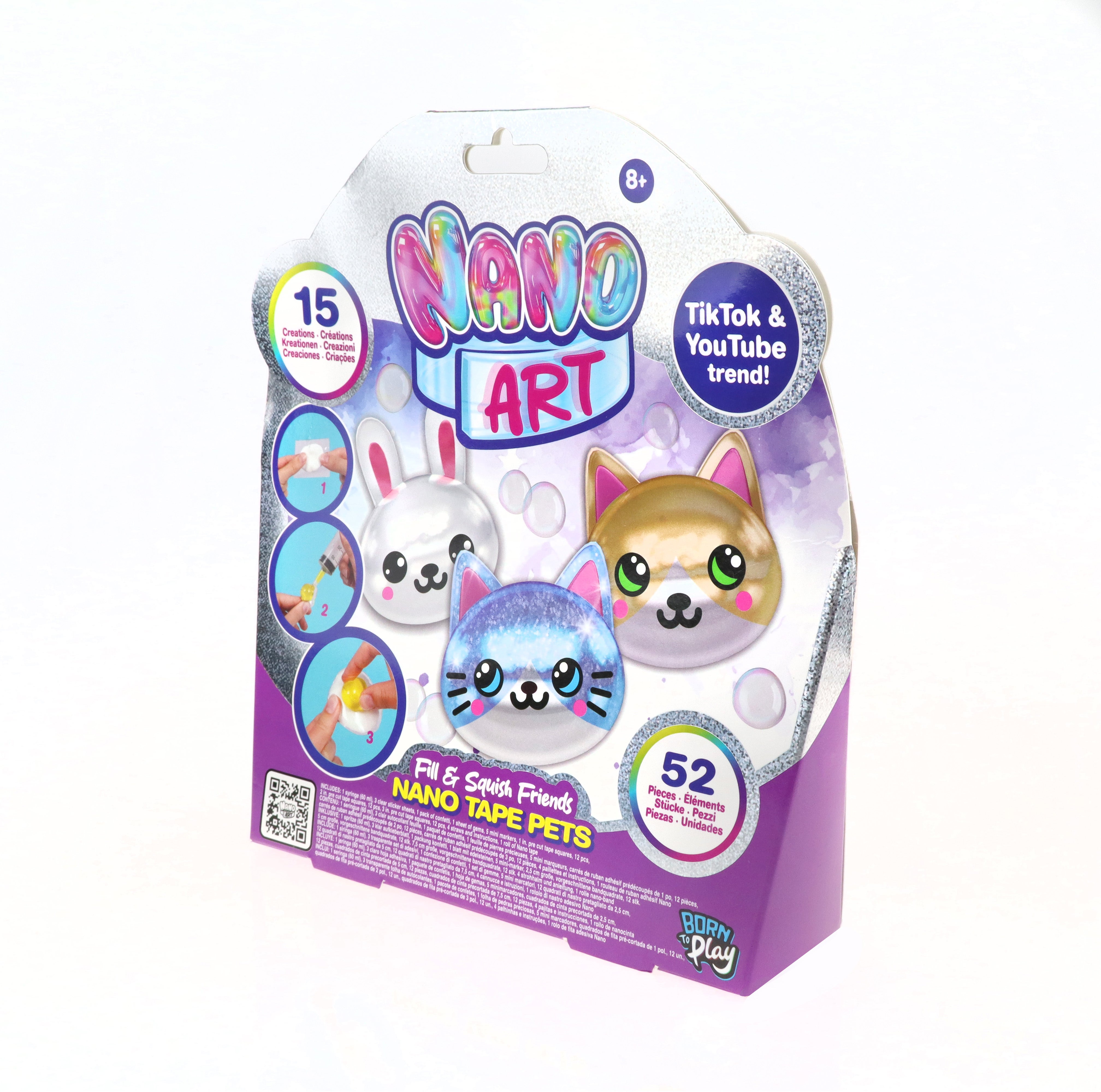 Nano Art, Fill And Squish Friends