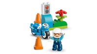 LEGO® DUPLO® Town Blå polismotorcykel 10471