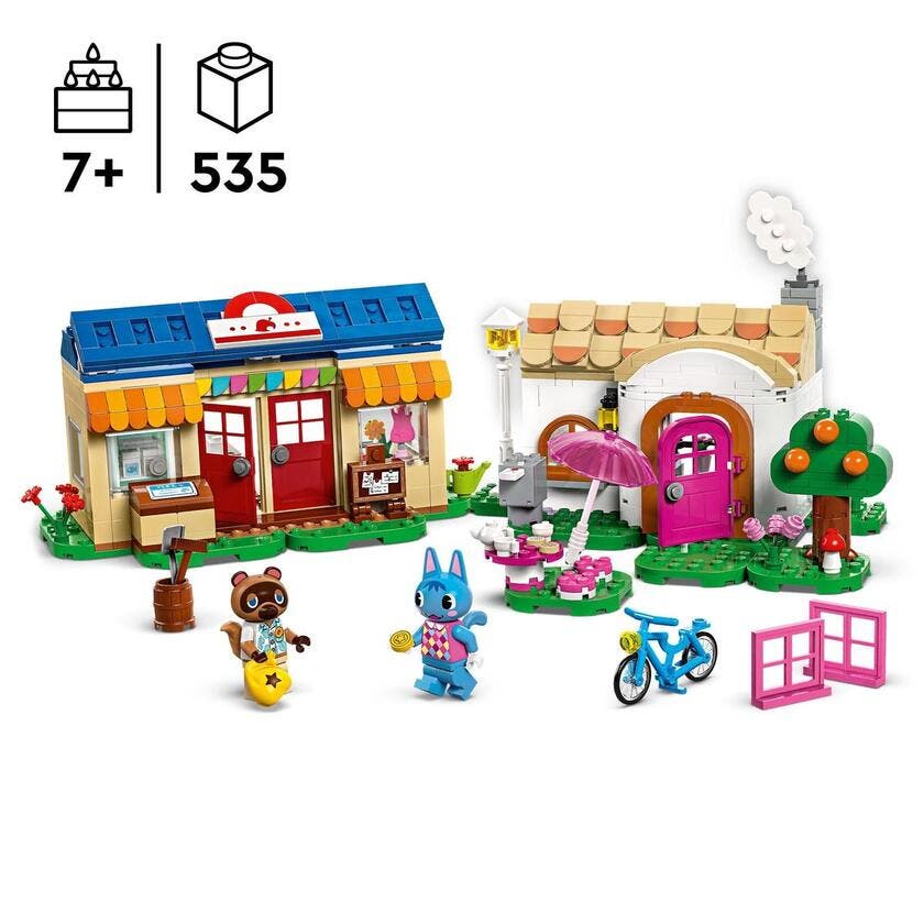 LEGO Animal Crossing 77050, Nook's Cranny & huset där Rosie bor