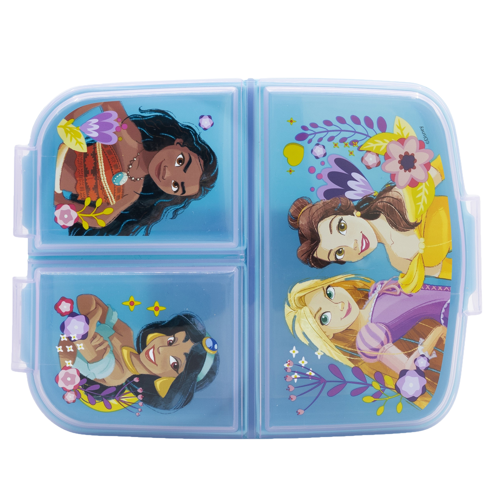 DISNEY PRINCESS, Lunchlåda med flera fack, 18x13 cm 