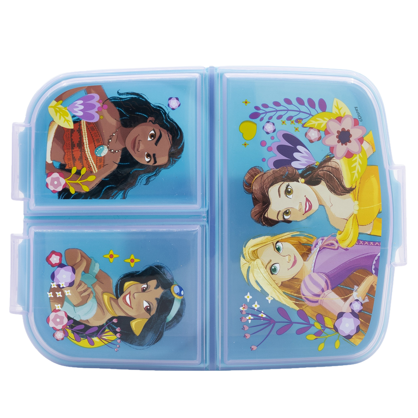 DISNEY PRINCESS, Lunchlåda med flera fack, 18x13 cm