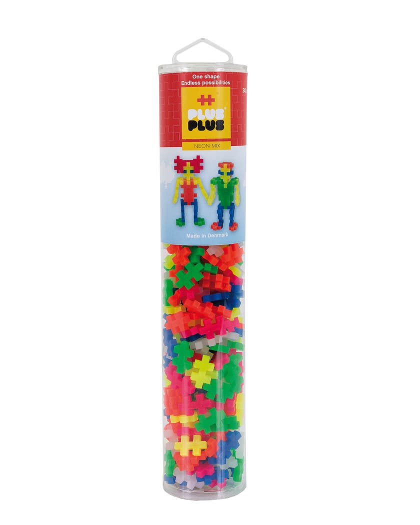 Plus-Plus - Neon mix / 240 pcs. Tube