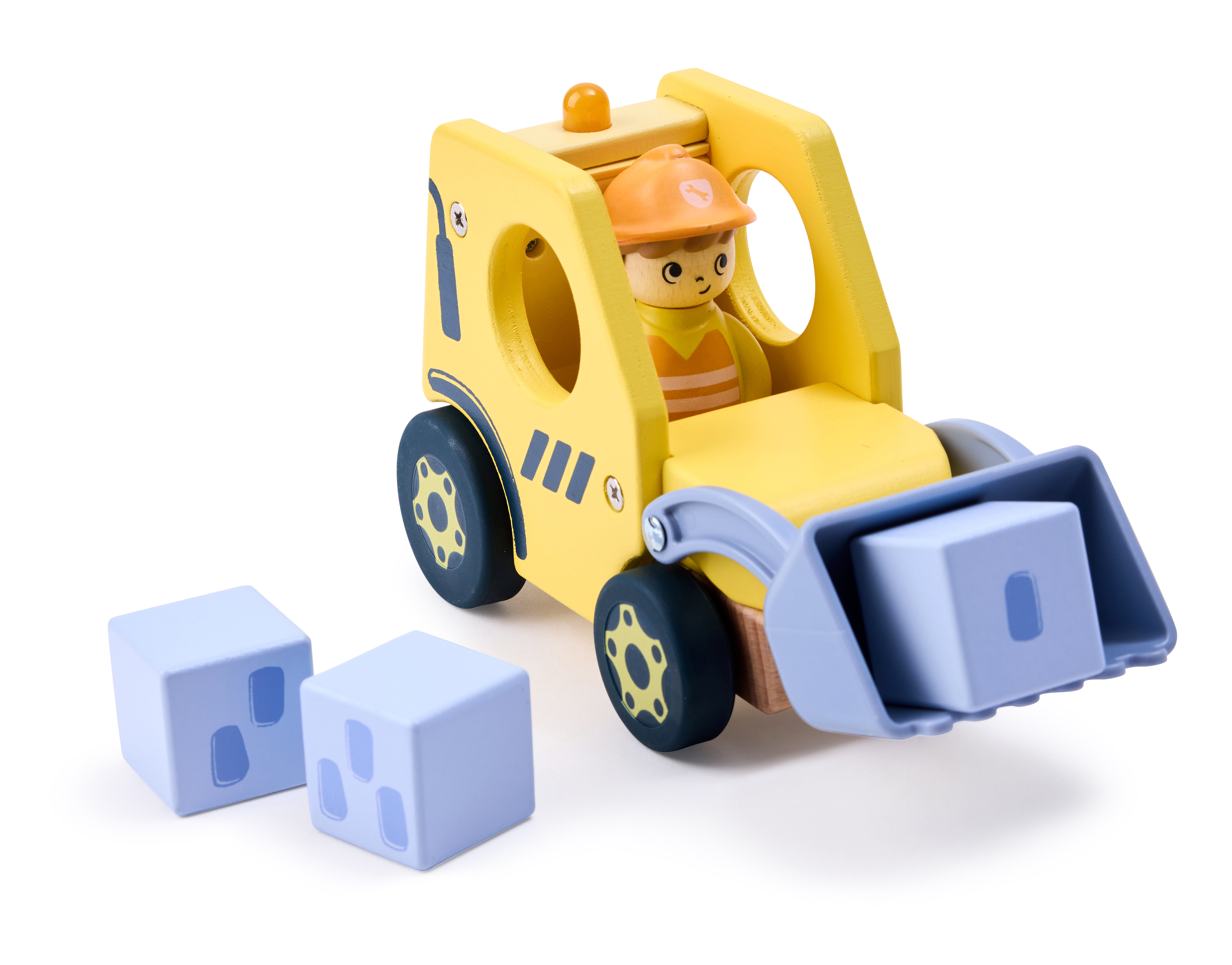 Hape Hapeland The Buzzing Bulldozer With Sound