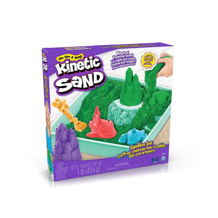 Kinetic Sand, Sandbox Set – grön
