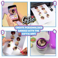 Giftie Badge Maker – gör egna pins att bära och ge bort