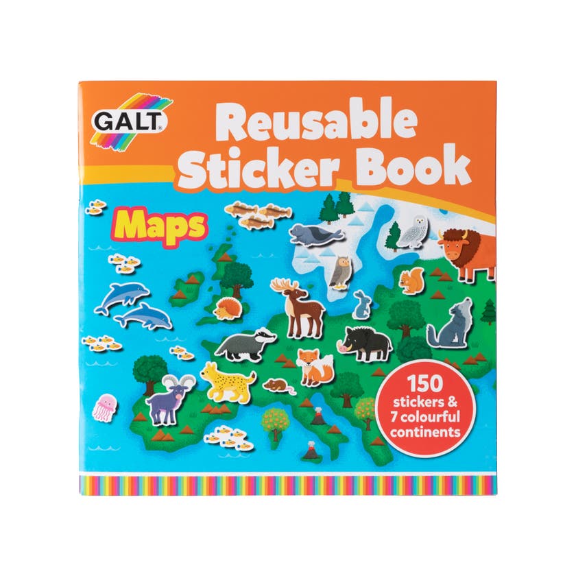 Stickerbok Kartor
